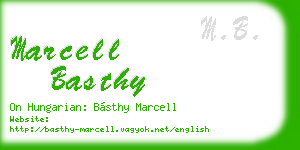 marcell basthy business card